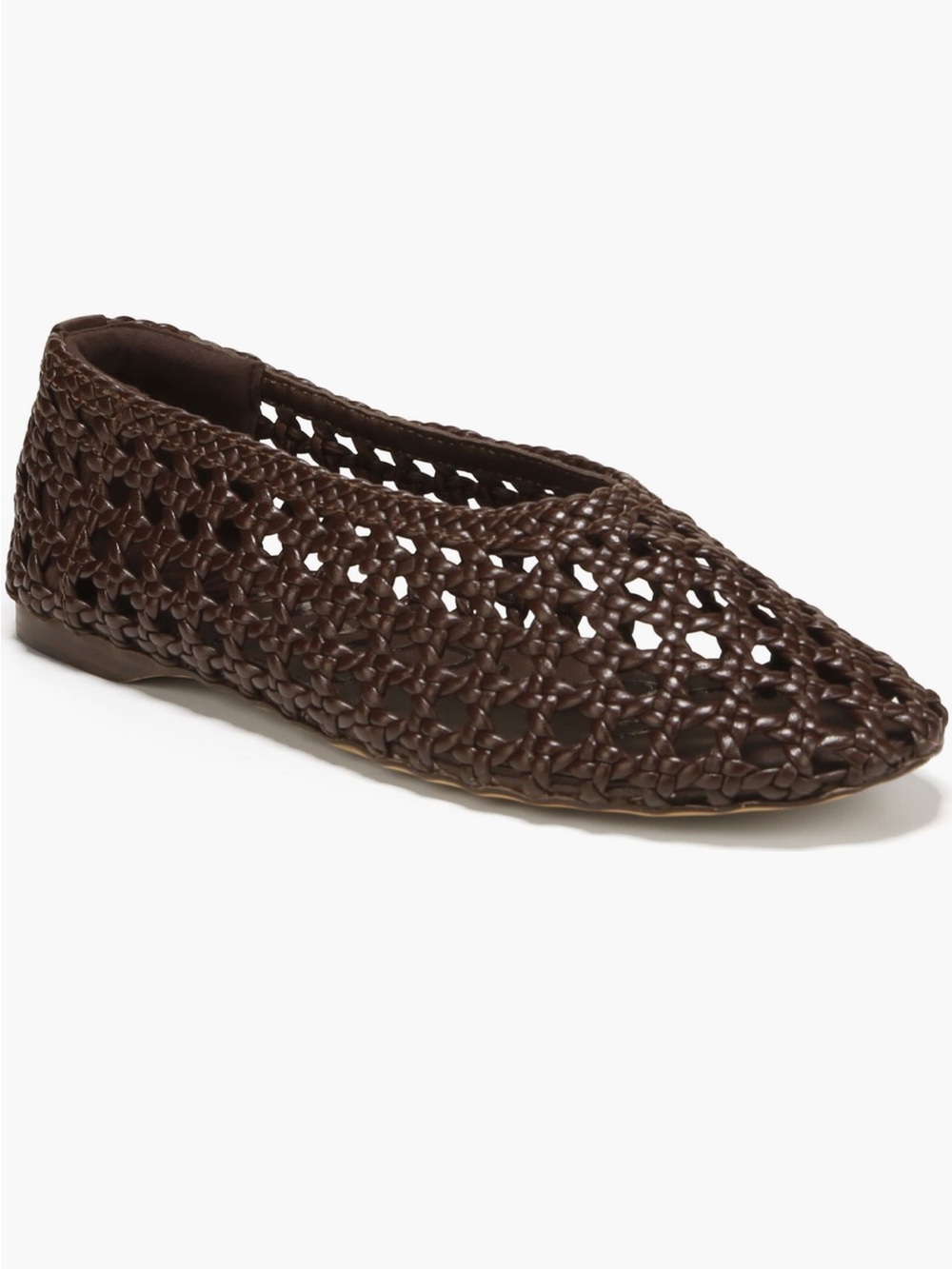 Sam Edelman Shira Chocolate Brown Knotted Flat